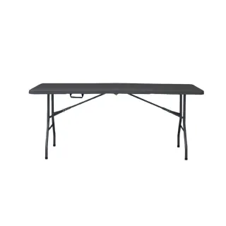 Table pliante rectangulaire grise 