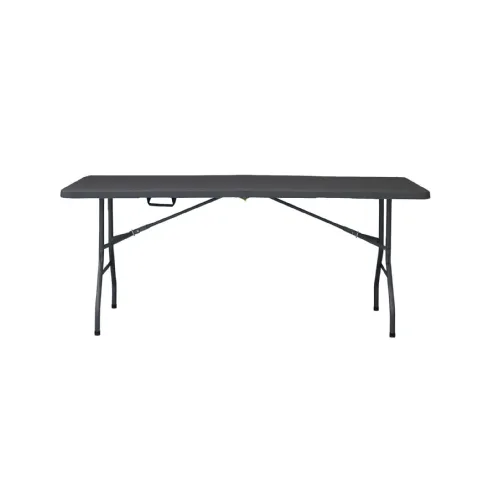 Table pliante rectangulaire grise 