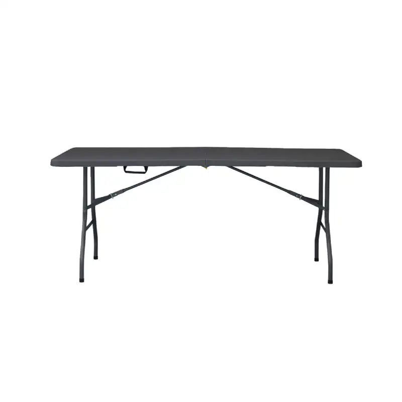 Table pliante rectangulaire grise 