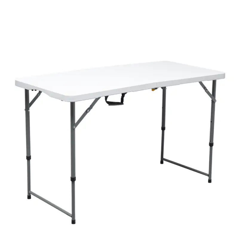Table pliante rectangulaire WERKA PRO à pieds réglables (120x60x74cm)