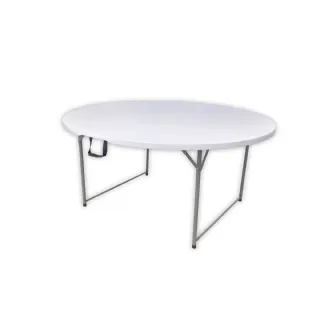 Table pliante ronde WERKA PRO (Ø150 x 74 cm)
