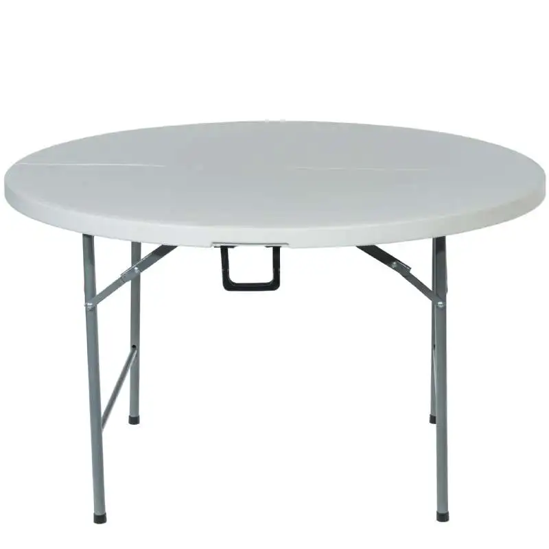 Table ronde d'appoint pliante de 122 cm de diamètre