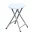 Tabouret pliant gris clair WERKA PRO