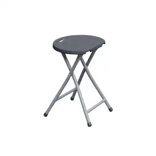 Tabouret Pliant gris H46 cm WERKA PRO 
