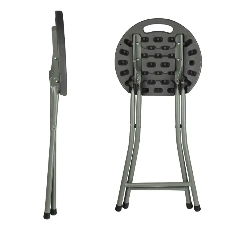 Tabouret Pliant gris H46 cm WERKA PRO 
