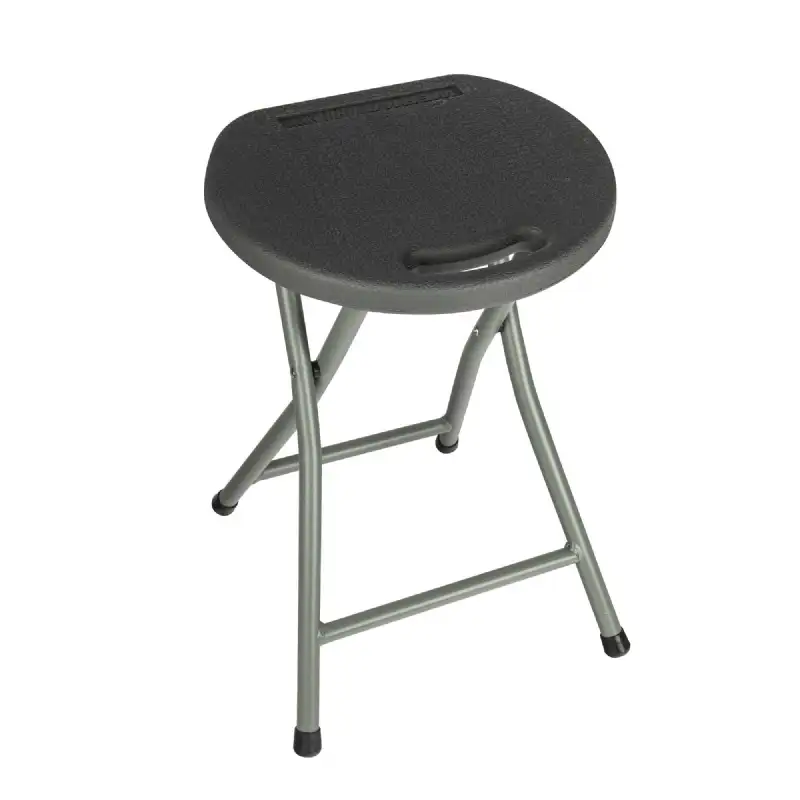 Tabouret Pliant gris H46 cm WERKA PRO 