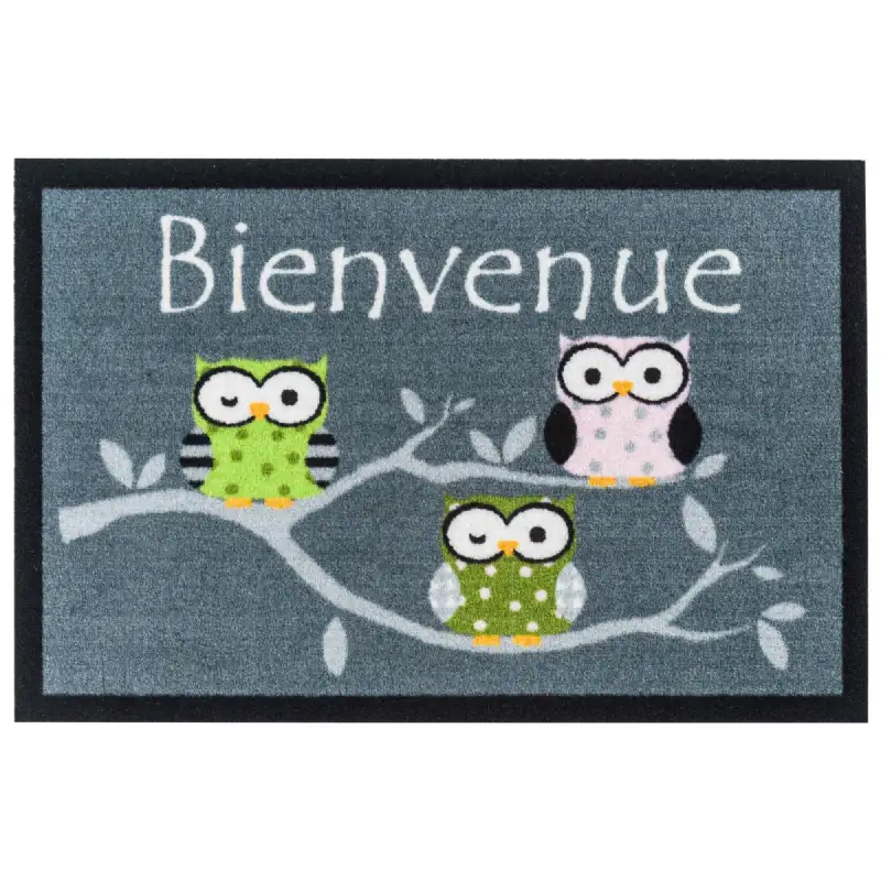 Tapis absorbeur chouette de 40 x 60 cm