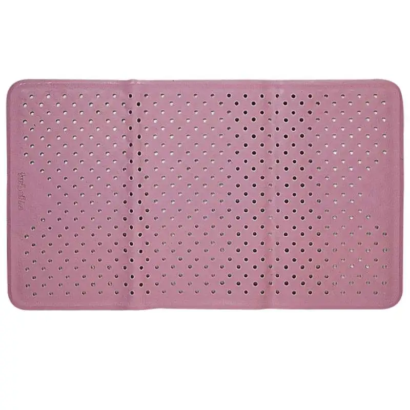 Tapis de bain rectangulaire.