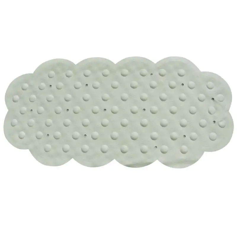 Tapis de bain blanc caoutchouc