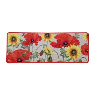 Tapis décoratif Coquelicot HDI
