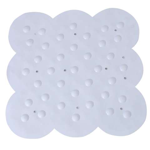 Tapis douche blanc caoutchouc 