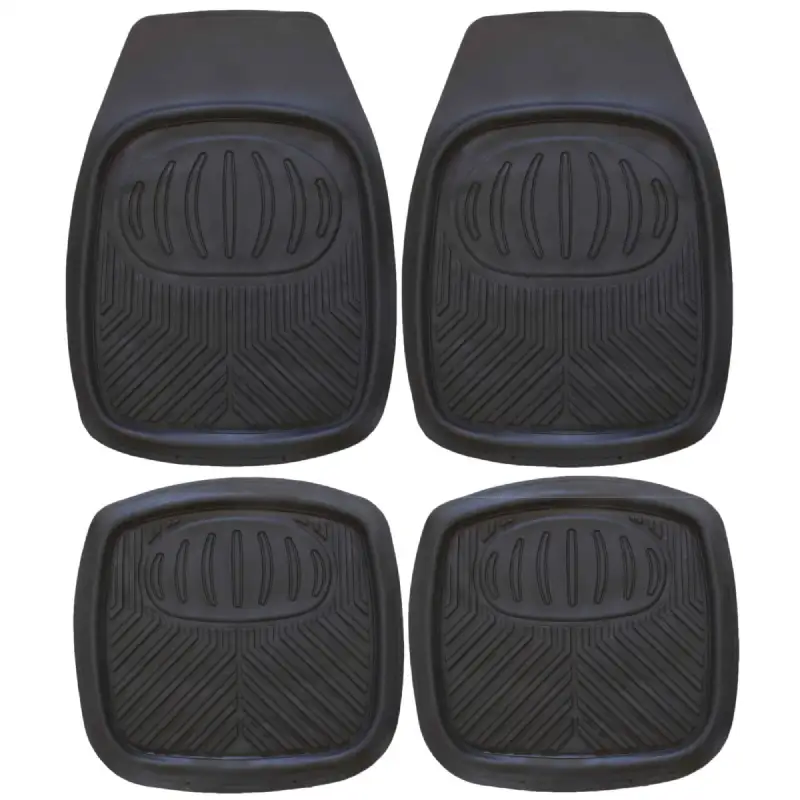 Set de 4 tapis de sol en PVC pour voiture (taille universelle)