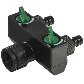 Té de dérivation PVC pour robinet 2 sorties 