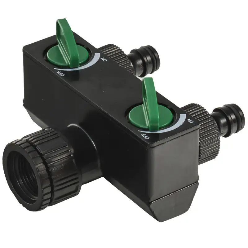 Té de dérivation PVC pour robinet 2 sorties
