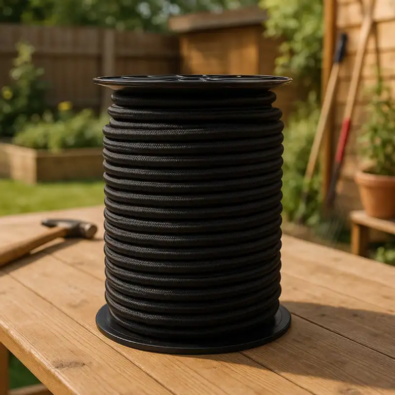 Tendeur noir 12mm x 30 mètres sur bobine
