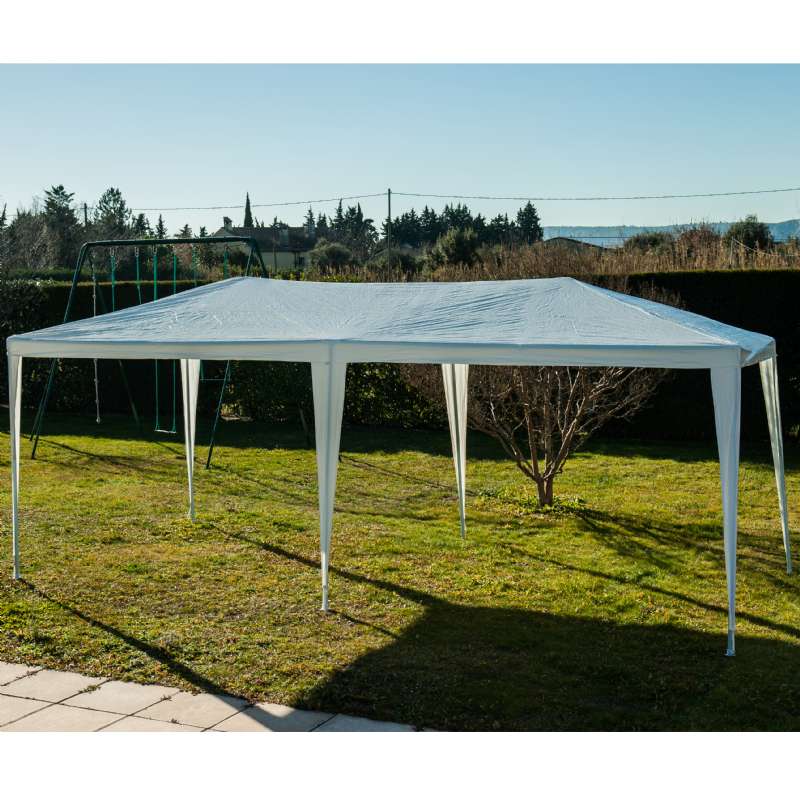 Tente de réception 3 x 6 m blanche Werkapro