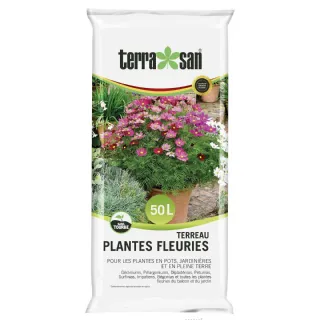 Terreau Plantes Fleuries ALGOFLASH 50L
