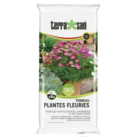 Terreau Plantes Fleuries ALGOFLASH 50L