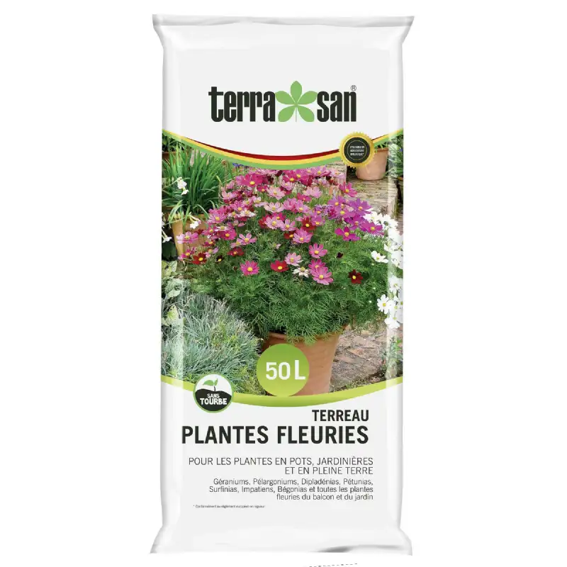 Terreau Plantes Fleuries ALGOFLASH 50L
