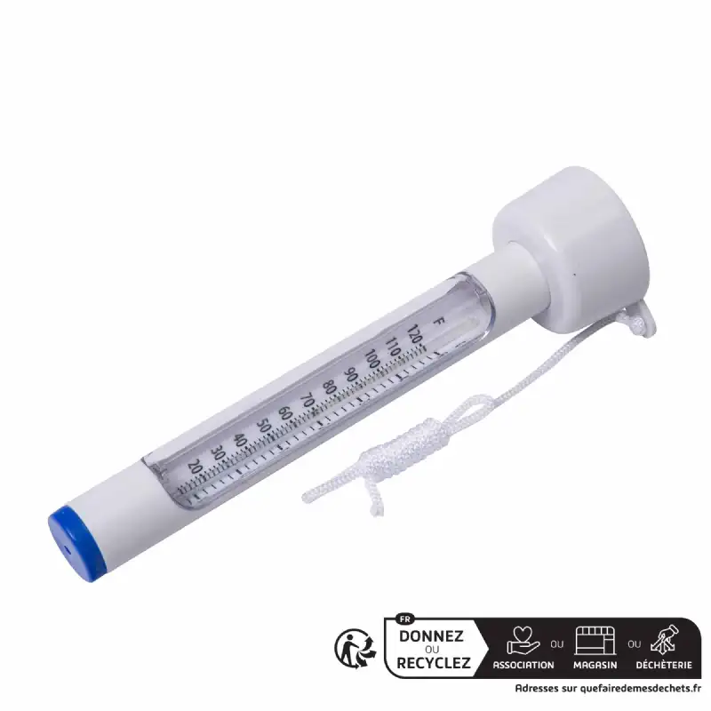 Thermomètre pour piscine blanc WERKA PRO