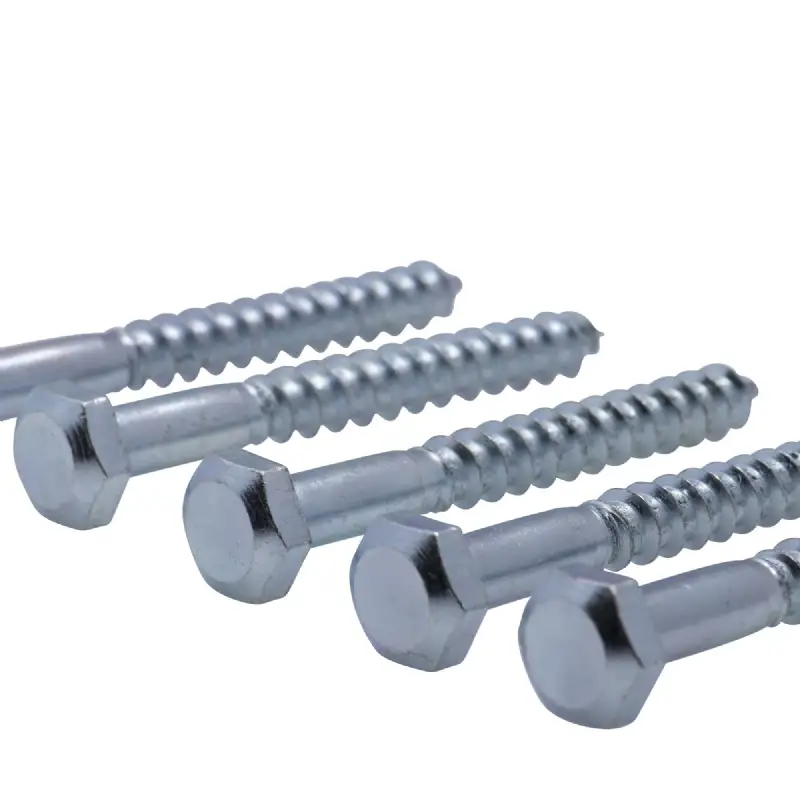 Tirefond tête hexagonale zingué Viswood