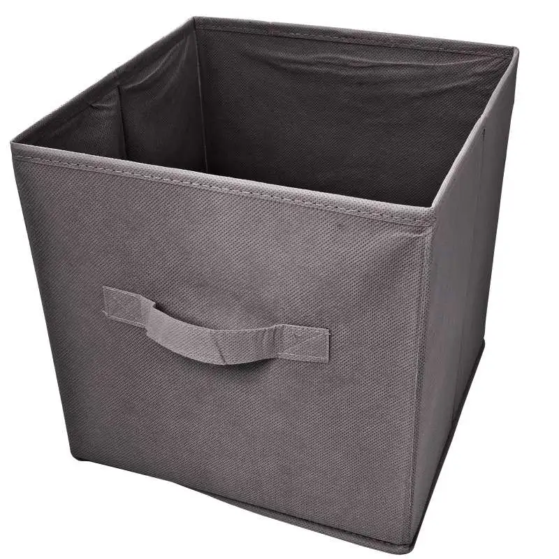 Tiroir en tissu gris