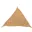 Toile d'ombrage en fibre de coco triangulaire WERKA PRO