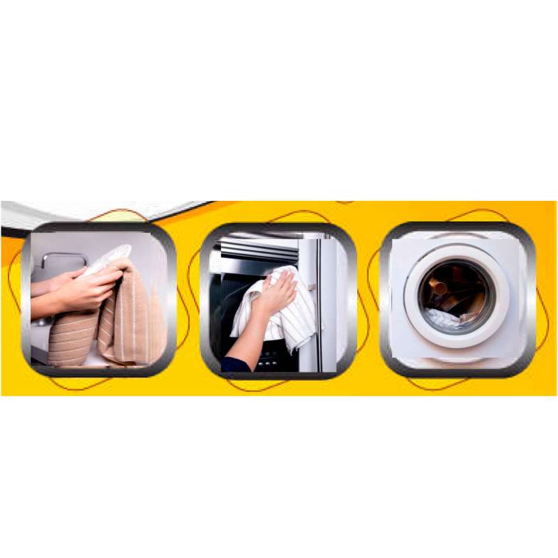 Lot de trois torchons microfibre - Microfibre - 6,95€ Lot de trois torchons microfibre