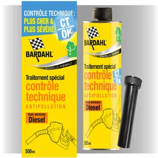 Traitement Spécial Contrôle Technique Antipollution Diesel Bardahl 500ml