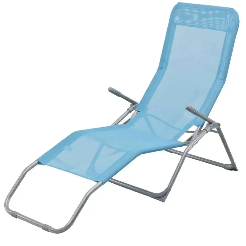 Transat 140x61x96cm bleu azur