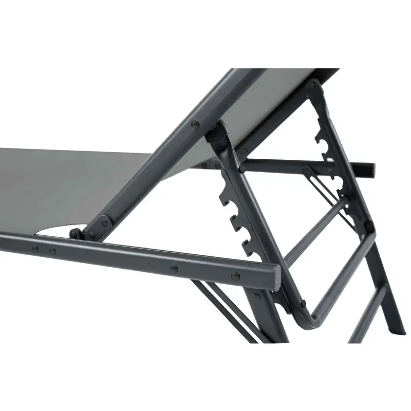 Transat réglable gris 5 positions WERKA PRO 