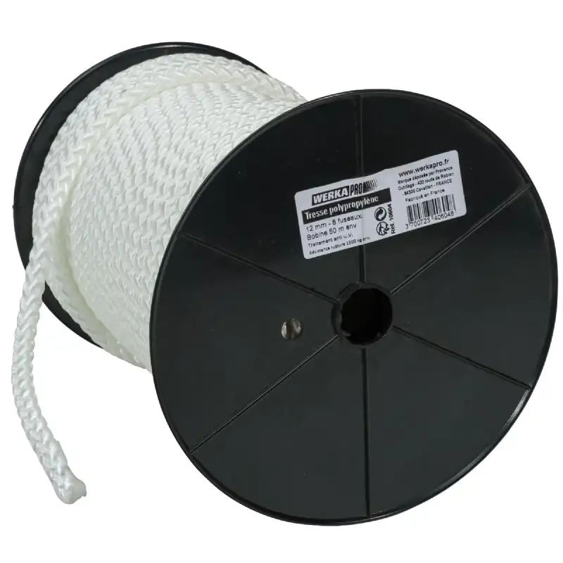 Tresse polypropylène WERKA PRO (∅12mm x 50m)