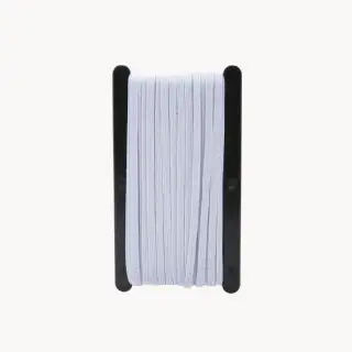 Tresse Élastique Plate Blanche 10 m WERKA PRO