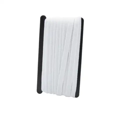 Tresse Élastique Plate Blanche 10 m WERKA PRO