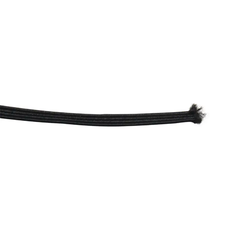 Tresse élastique plate noire 10 m WERKA PRO