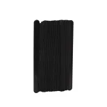 Tresse élastique plate noire 10 m WERKA PRO