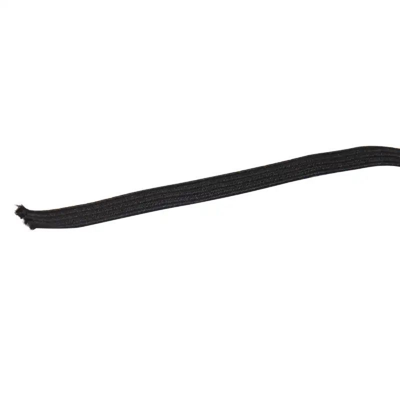Tresse élastique plate noire 10 m WERKA PRO