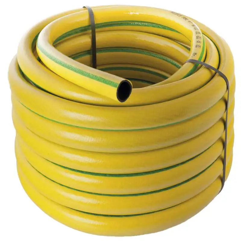 Tuyau d’arrosage tricoté Ø 25 mm jaune 20 m 