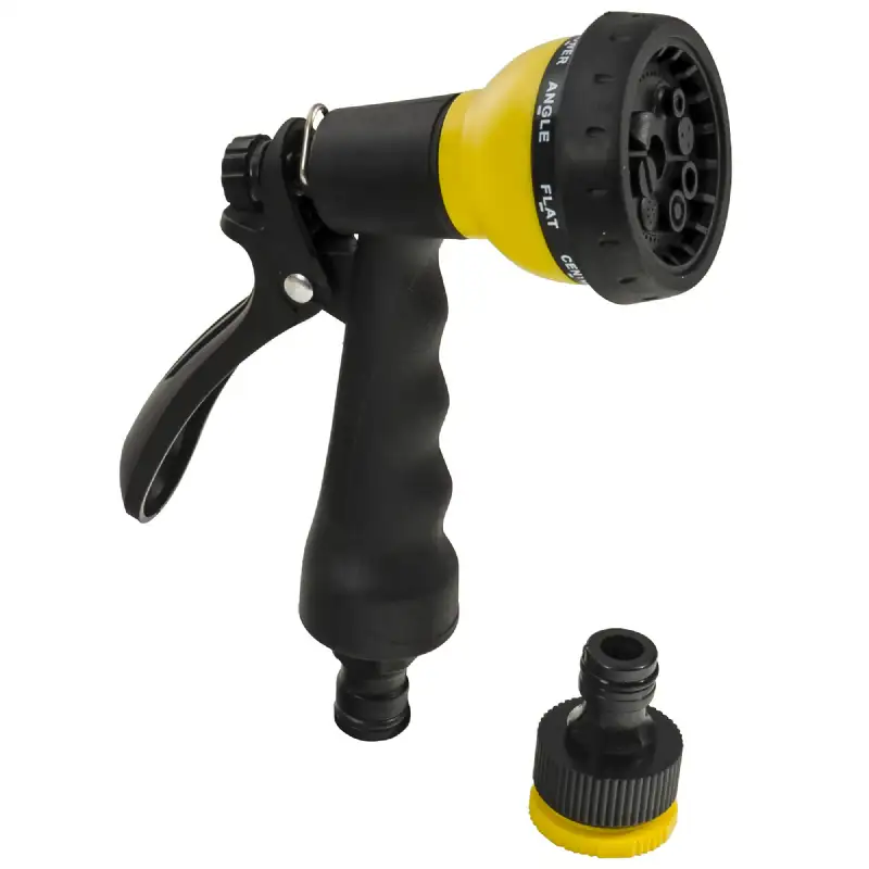 Tuyau extensible jaune 30 m + pistolet