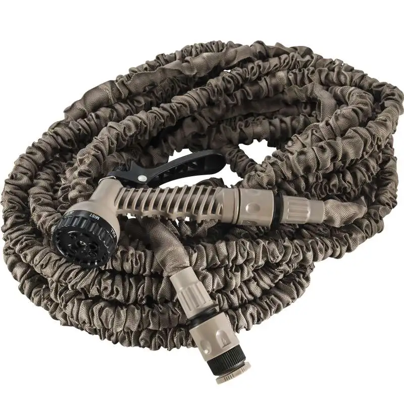 Tuyau 40m extensible taupe + pistolet