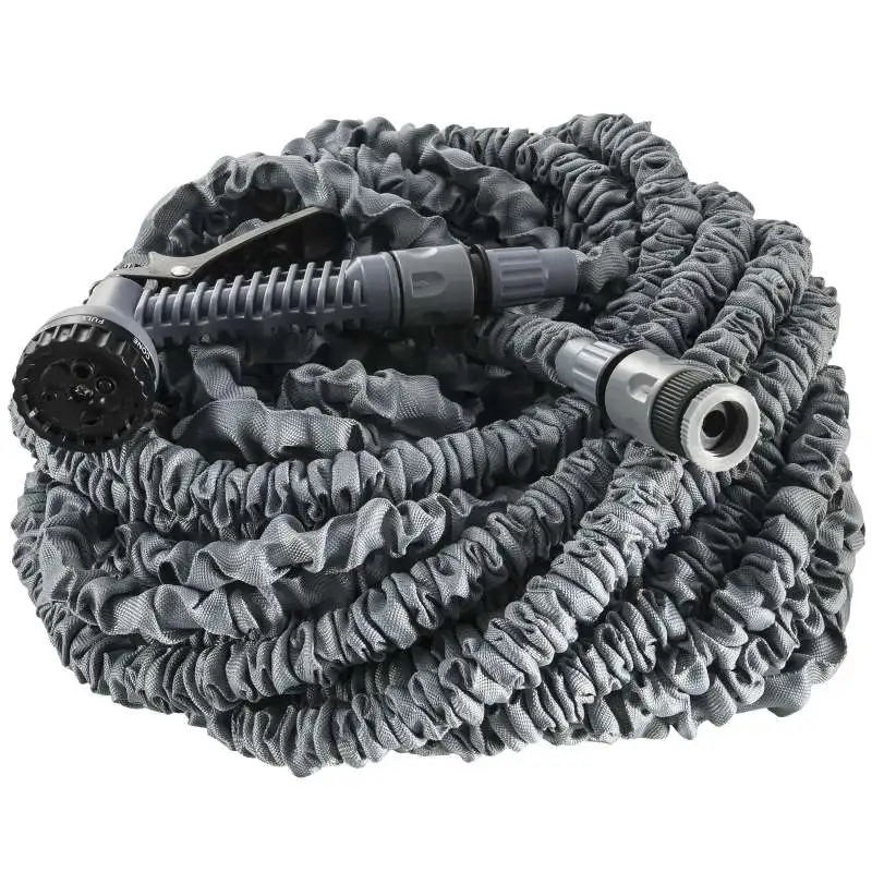 Tuyau 50m extensible gris + pistolet