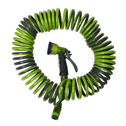 Tuyau d'arrosage spirale 15 m Werkapro - Werkapro - 10,19€ Tuyau d'arrosage spirale 15 m Werkapro