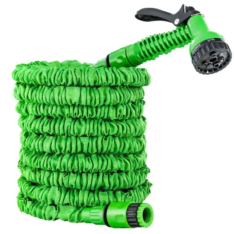 Tuyau extensible vert 60m + pistolet