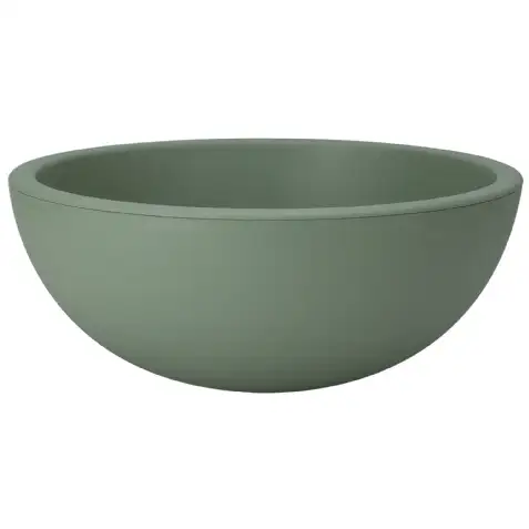 Vasque pour fleurs Vert pastel Ø 40 cm H 16 cm 