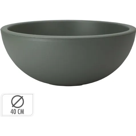 Vasque de fleurs verte ⌀ 40 cm