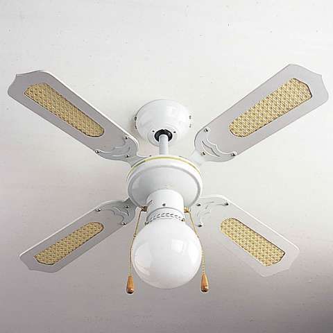 Ventilateur de plafond blanc