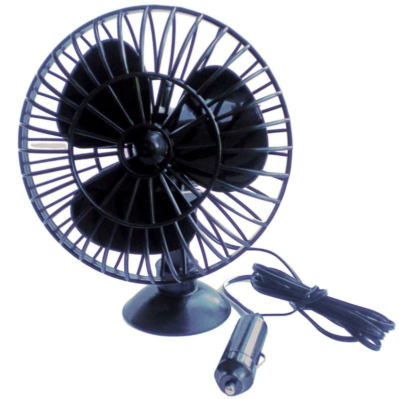 Mini ventilateur oscillant 12 volts à ventouse