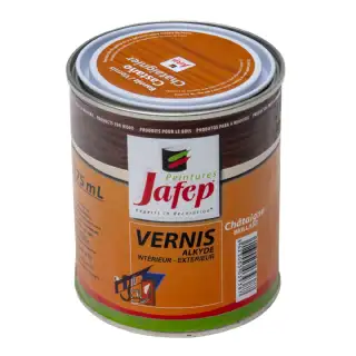 Vernis synthétique châtaigne brillant Jafep