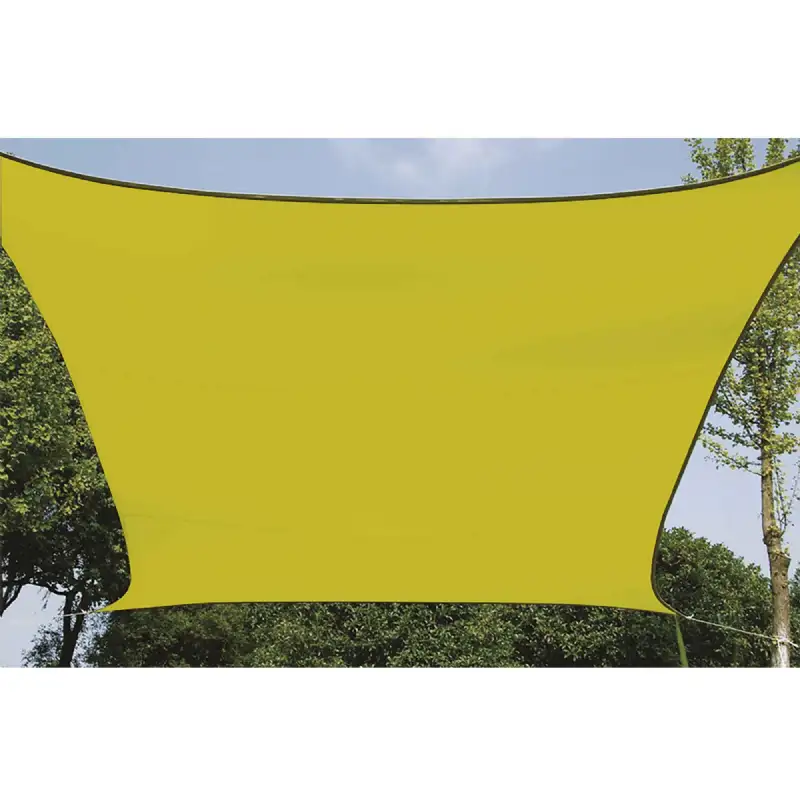 Voile d'ombrage carrée 3,6 m verte