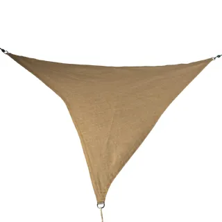 Voile d'Ombrage Triangulaire en Jute Naturel - WERKAPRO